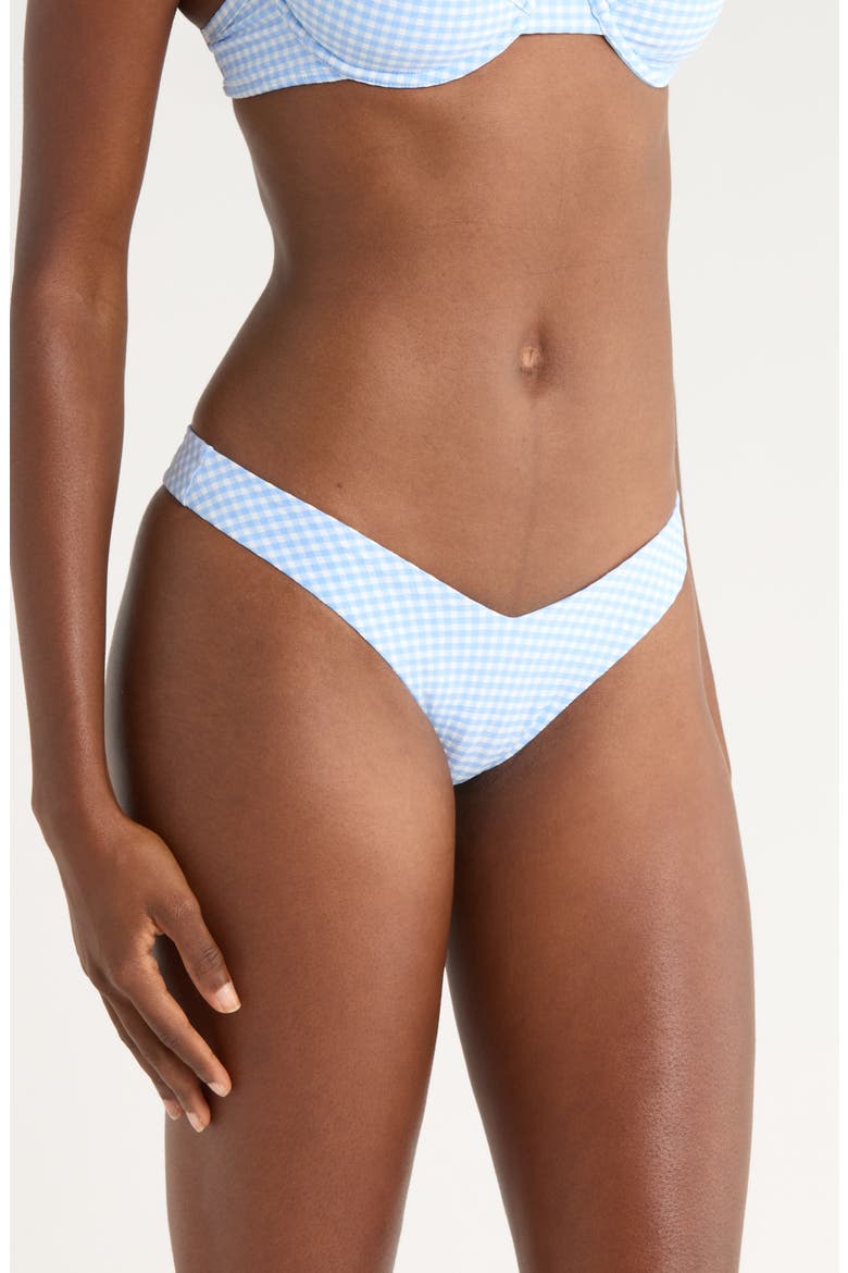 Y-Cut Thong Bikini Bottoms, Alternate, color, SKINNY DIP