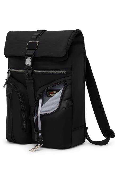 Tumi Surveillance Front Flap Backpack In Black