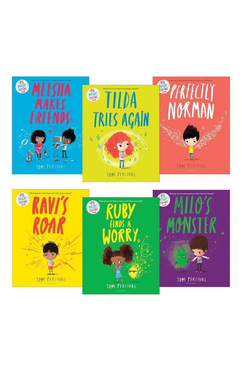 Kaplan Early Learning Company Big Bright Feelings Paperback Books - Set of 6, Main, color, Multicolored