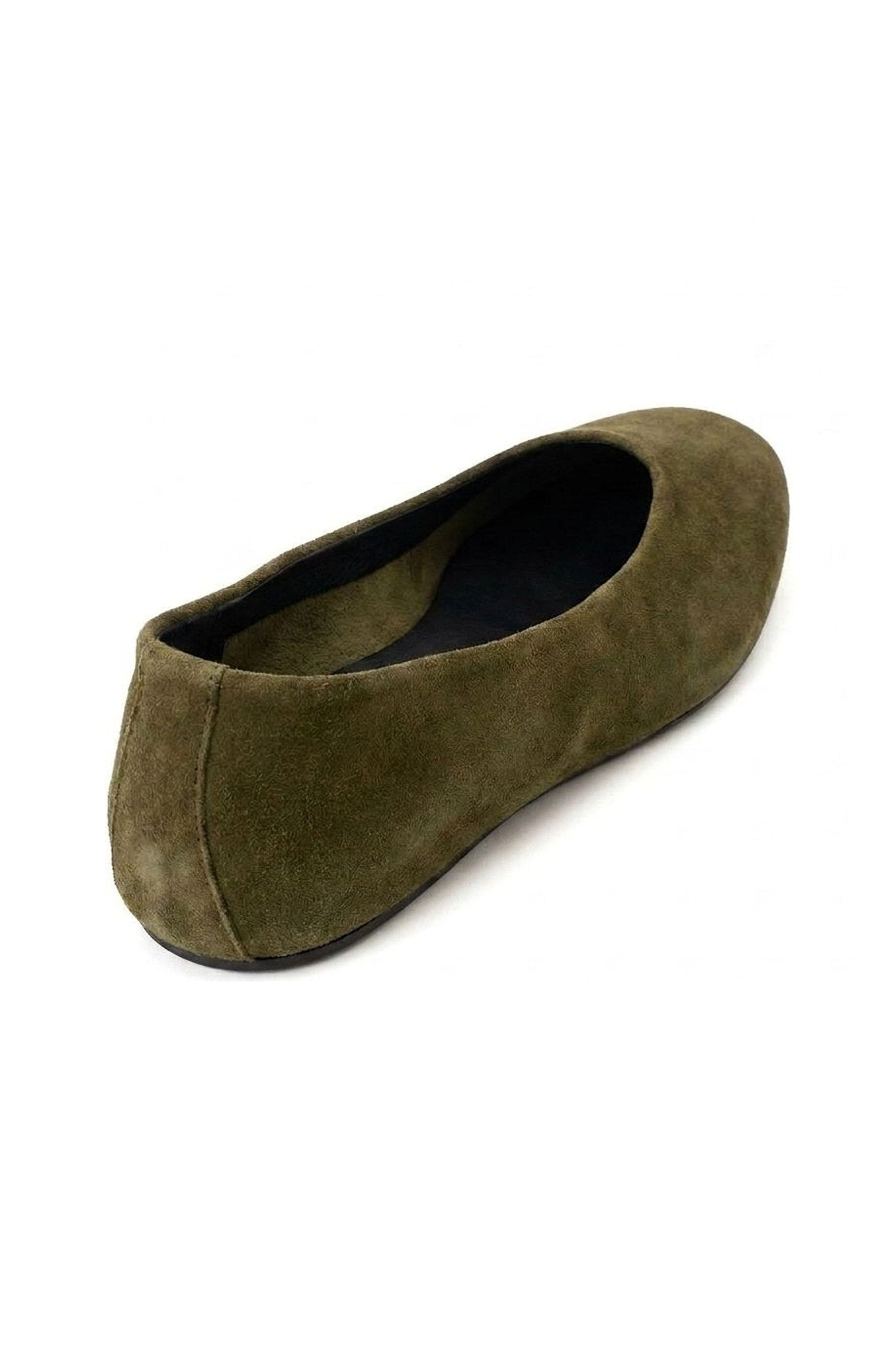 Lucrecia Ballet Flat, Alternate, color, Hunting Green