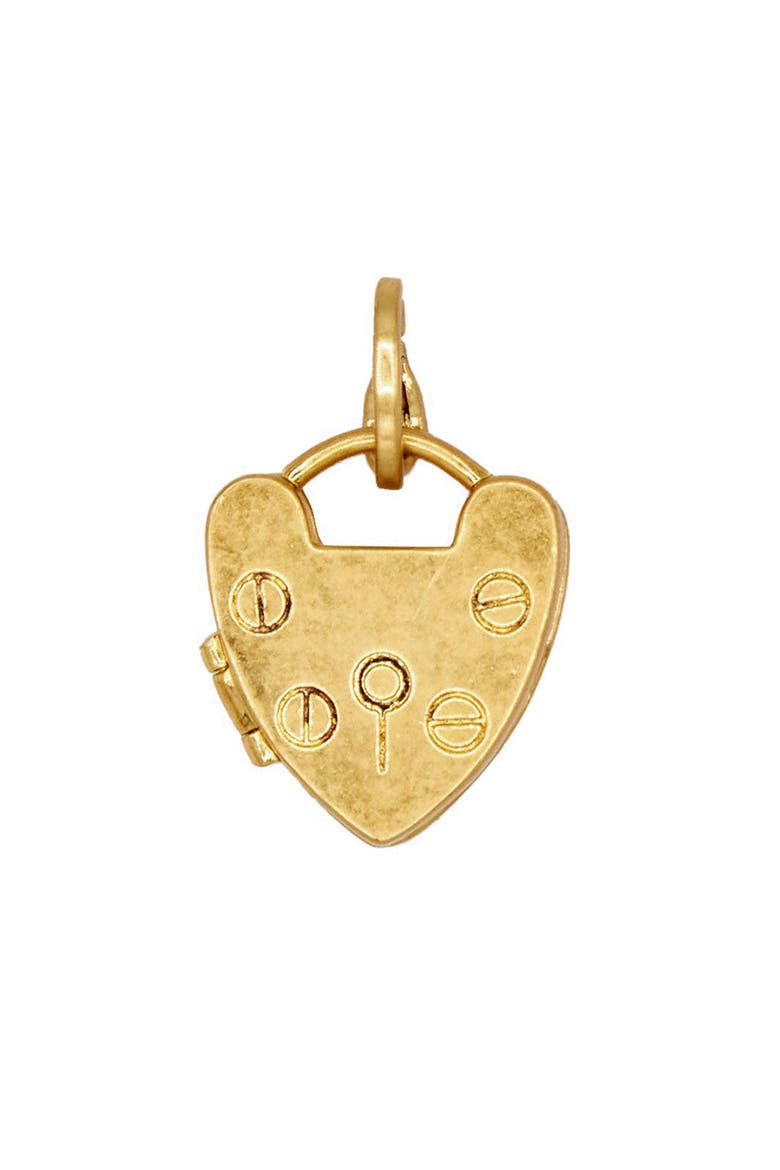 Padlock Locket, Main, color, VINTAGE GOLD