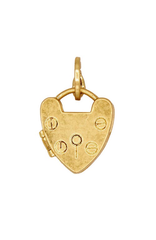 Clare V . Padlock Locket In Gold