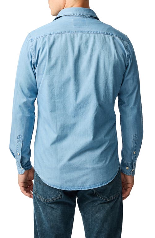 Rodd & Gunn Cotton Chambray Button-up Shirt In Stonewash
