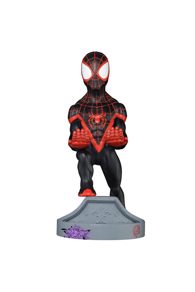 Marvel Spiderverse Miles Morales Mobile Phone & Gaming Controller Holder, Main, color, Multicolored