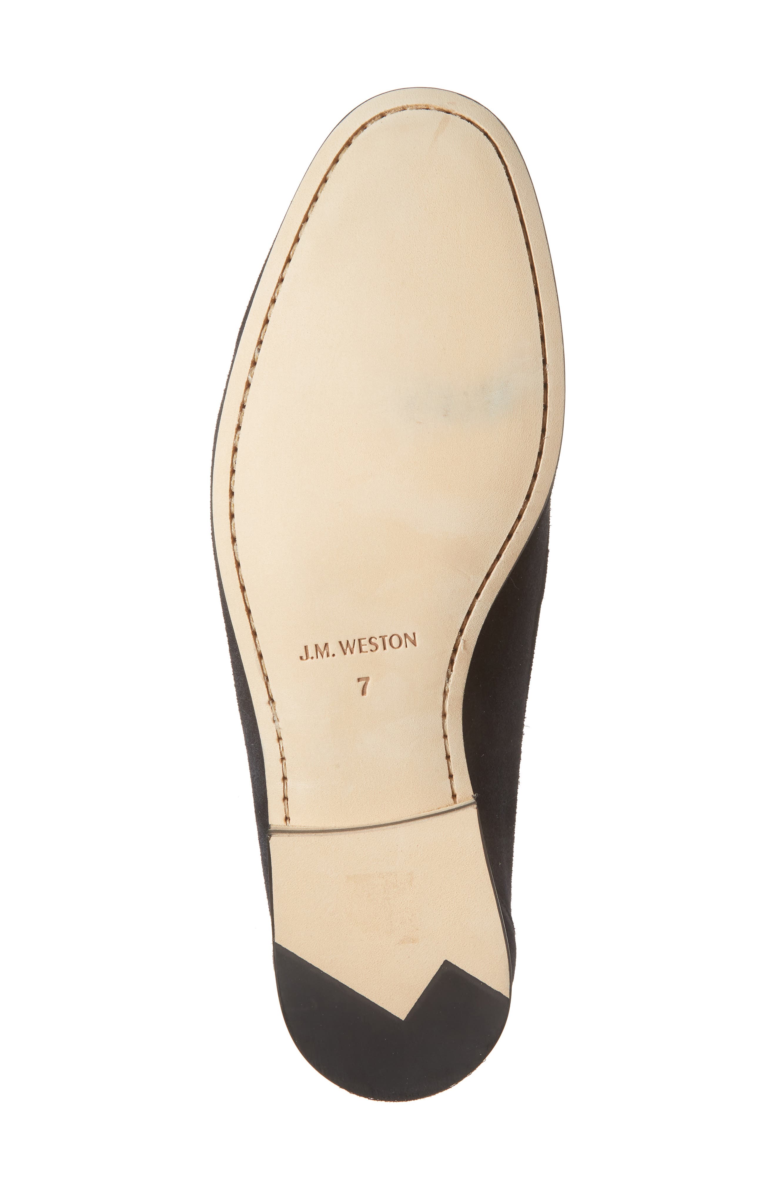 JM WESTON Woogie Penny Loafer, Alternate, color, Navy