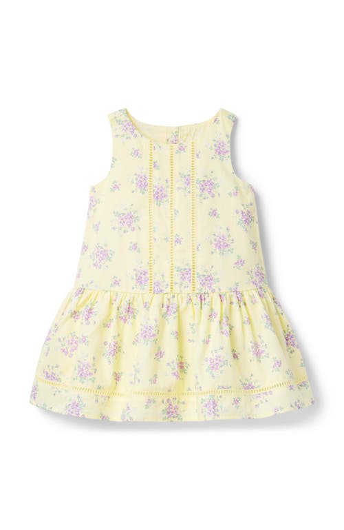 Janie And Jack The Corduroy Meadow Dress In Yellow