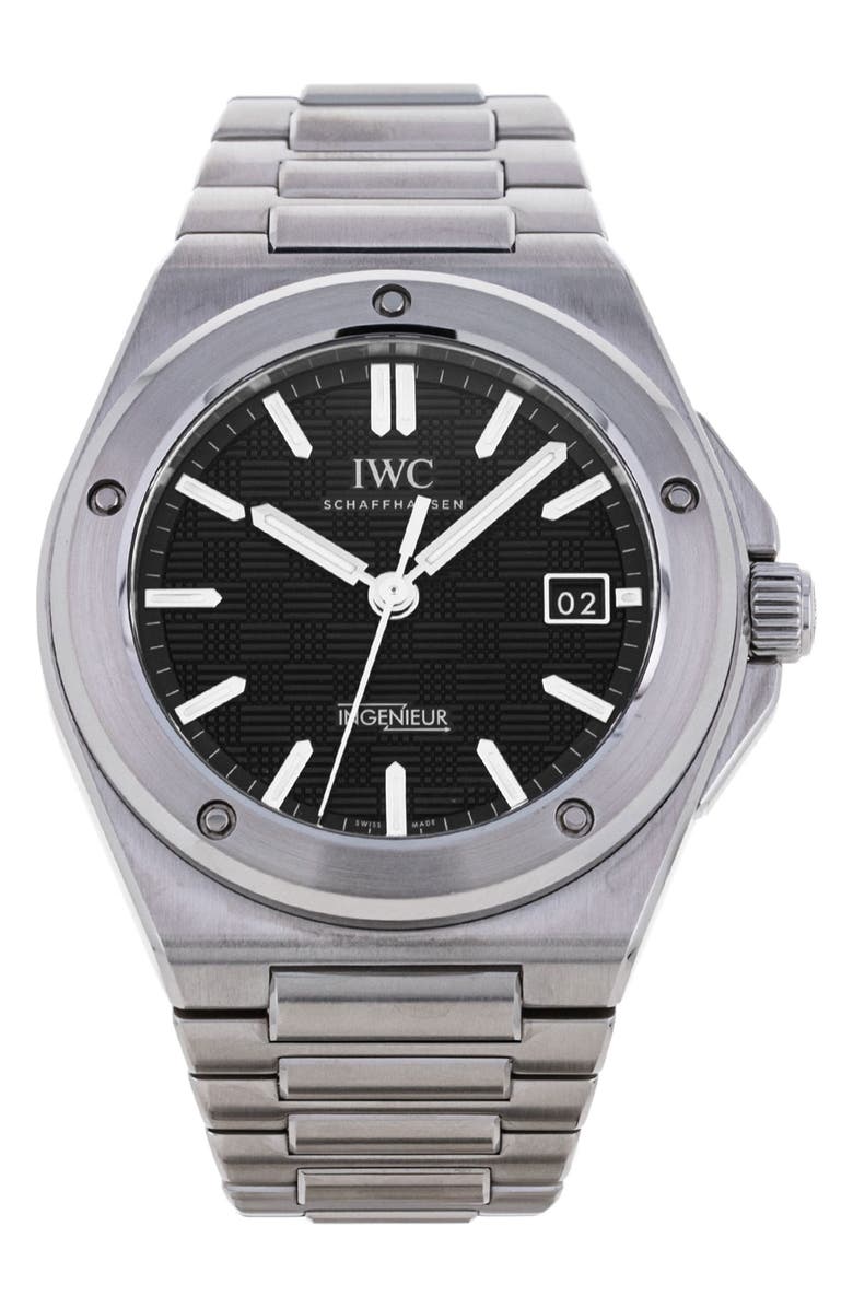 Watchfinder & Co. IWC Preowned 2023 Ingenieur IW328901 Automatic Bracelet Watch, 40mm, Main, color, Black