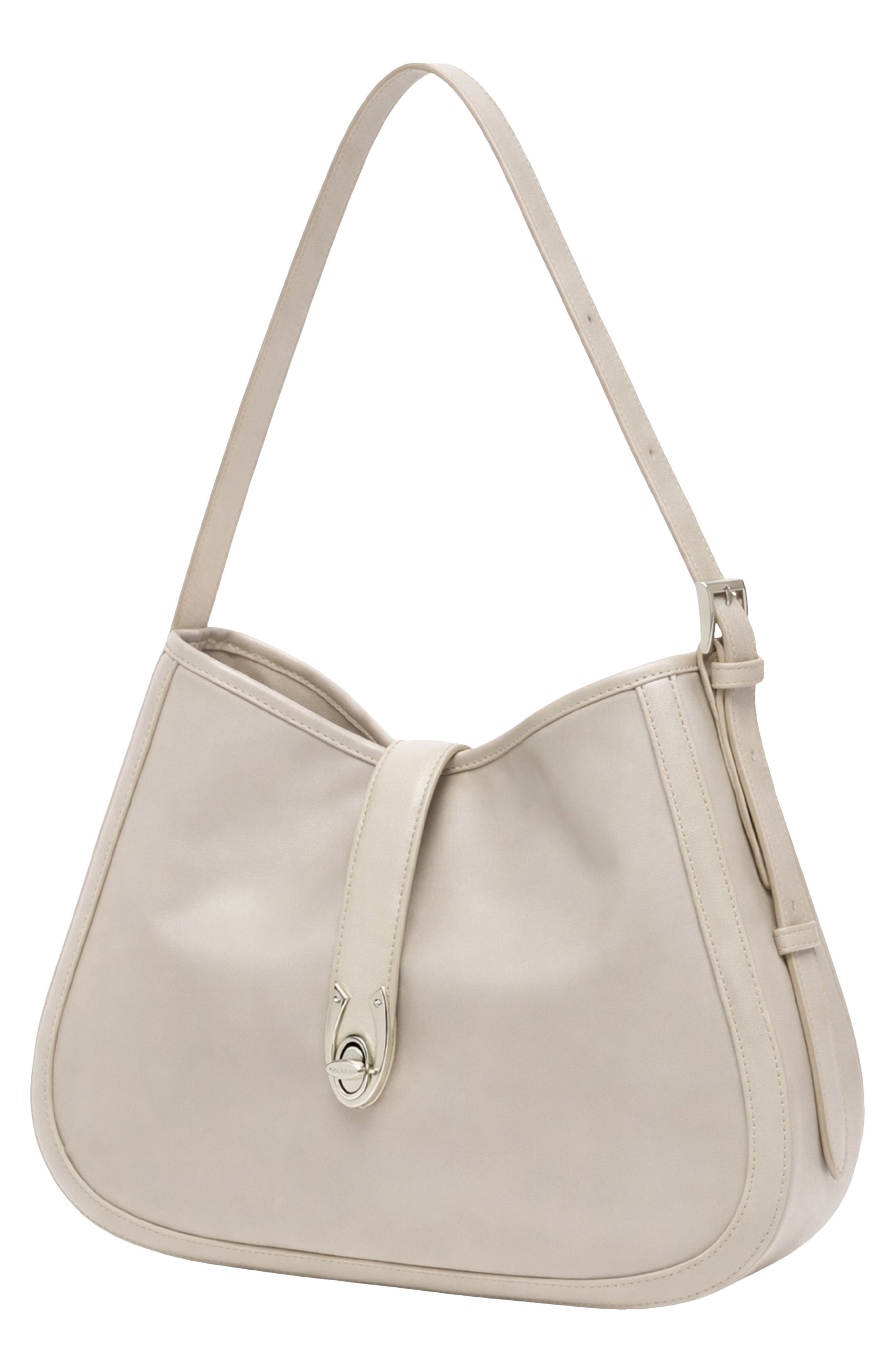 Dylan Nylon Shoulder Bag, Alternate, color, DOVE