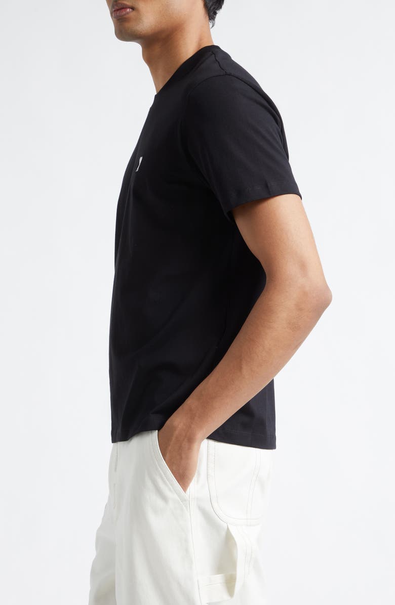 AMI PARIS Ami de Coeur Cotton T-Shirt, Alternate, color, Noir/ Blanc Creme
