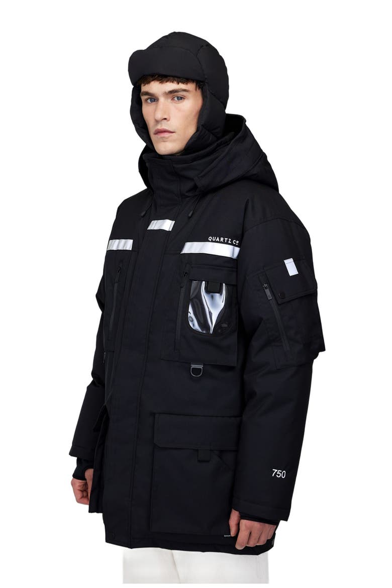 VOSTOK 3.0 | Hooded Down Expedition Jacket, Alternate, color, Black