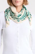 NORDSTROM RACK Pleated Satin Scarf