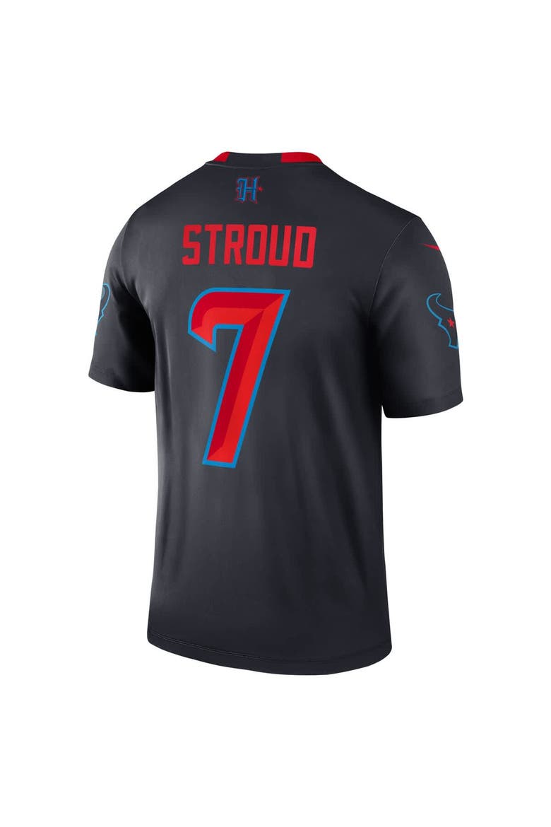 Men's Nike C.J. Stroud Navy Houston Texans 2nd Alternate Legend Player Performance Top, Alternate, color, Navy