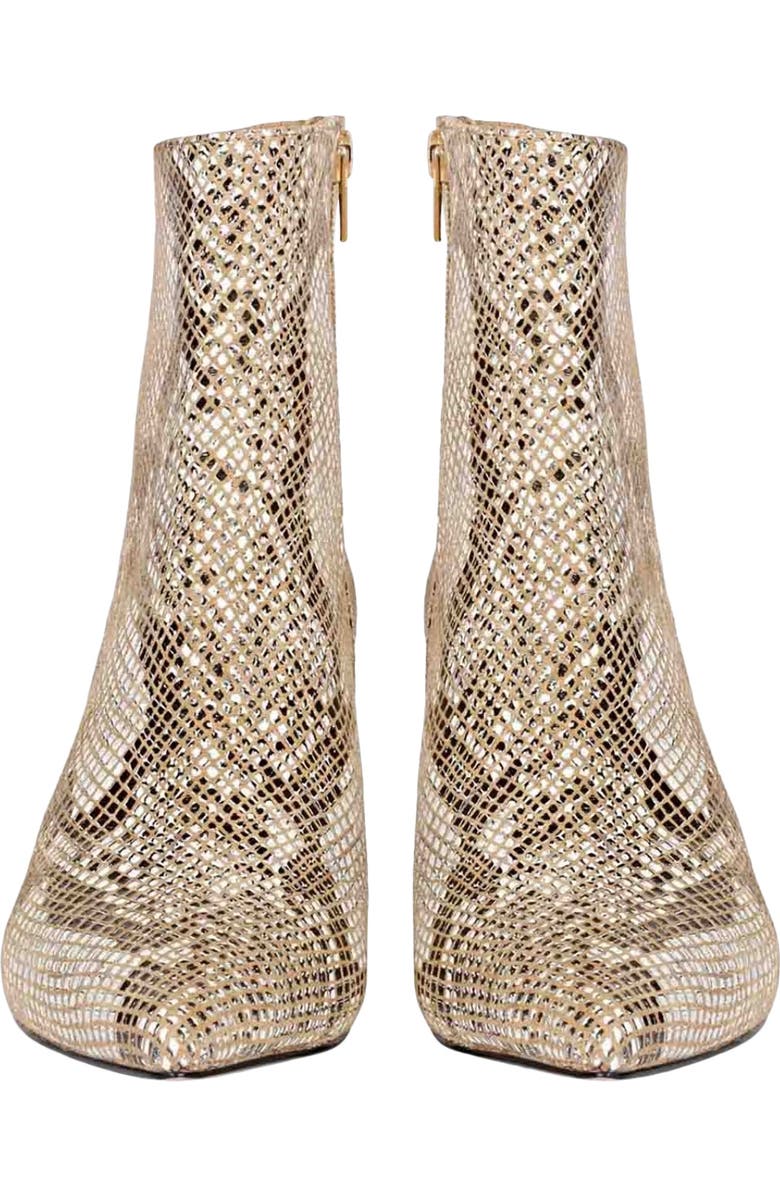 SAINT G Lottie Pointed Toe Bootie, Alternate, color, Beige