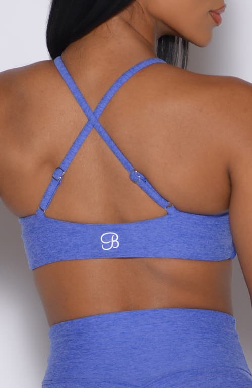 Bombshell Sportswear Twist Mini Bra In Blue