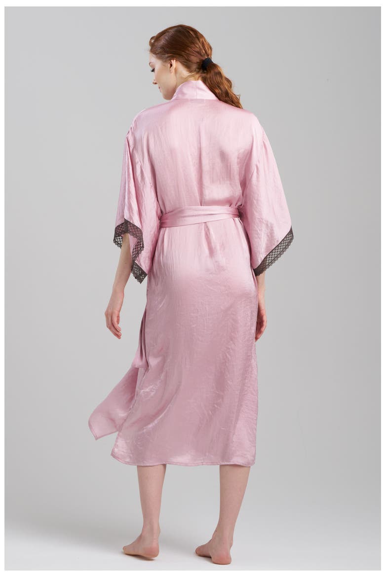 Ashley Icon Robe with Lace, Alternate, color, ROSE QUARTZ