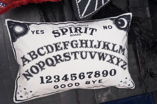 C & F Home C&f Home Spirit Board Throw Pillow, 14" X 22" In White