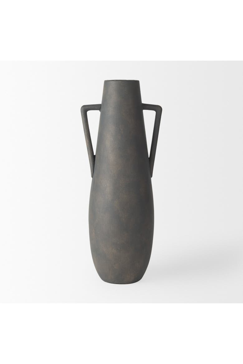 Kilian Double Ear Vase, Alternate, color, Grey