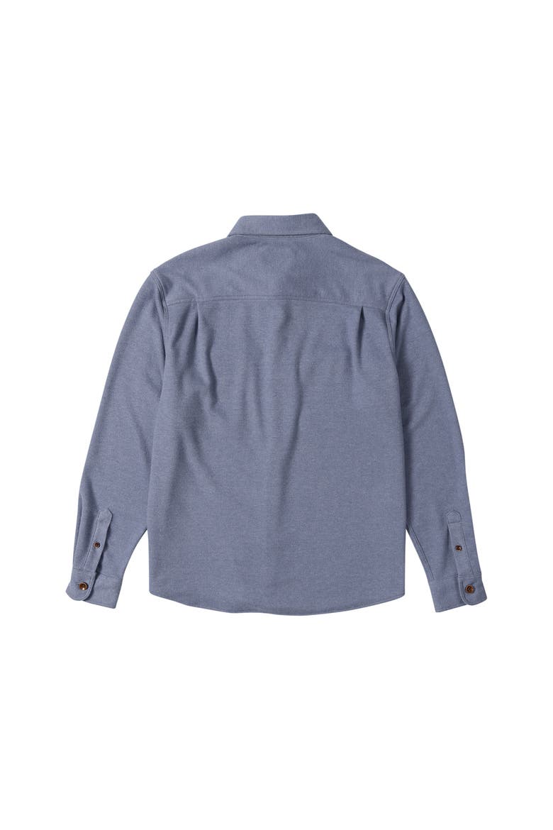 Harvest Long Sleeve Shirt, Alternate, color, Blue Indigo