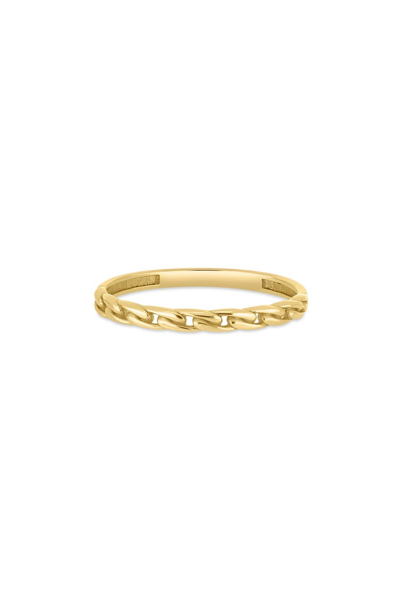 14k Gold Stackable Ring, Alternate, color, 14KY