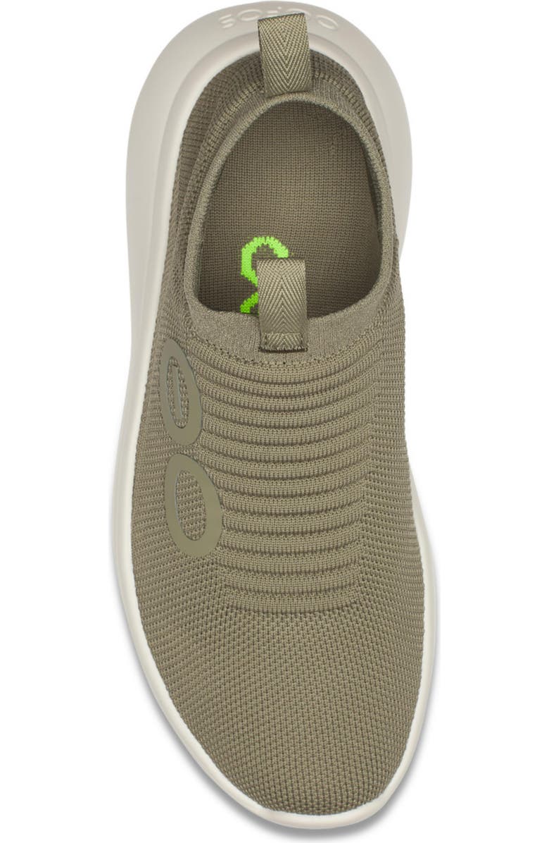 Oofos OOmy Zen Slip-On Sneaker, Alternate, color, Foliage