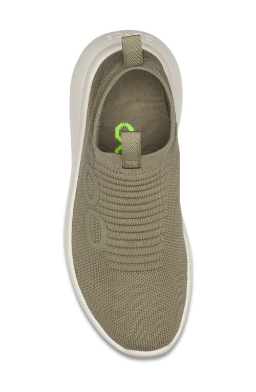 Oofos Oomy Zen Slip-on Sneaker In Green