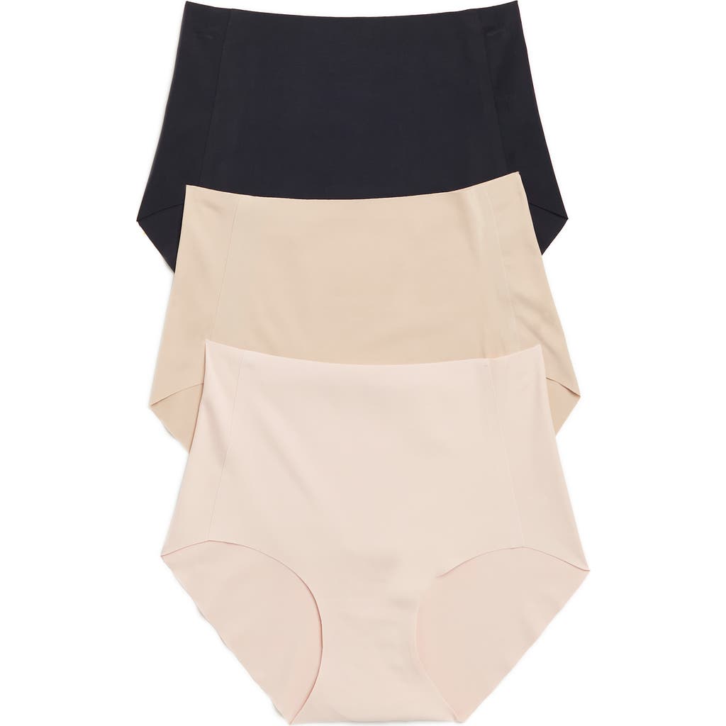 Honeydew Cool Luxe 5-pack High Waist Briefs In Black Assorted