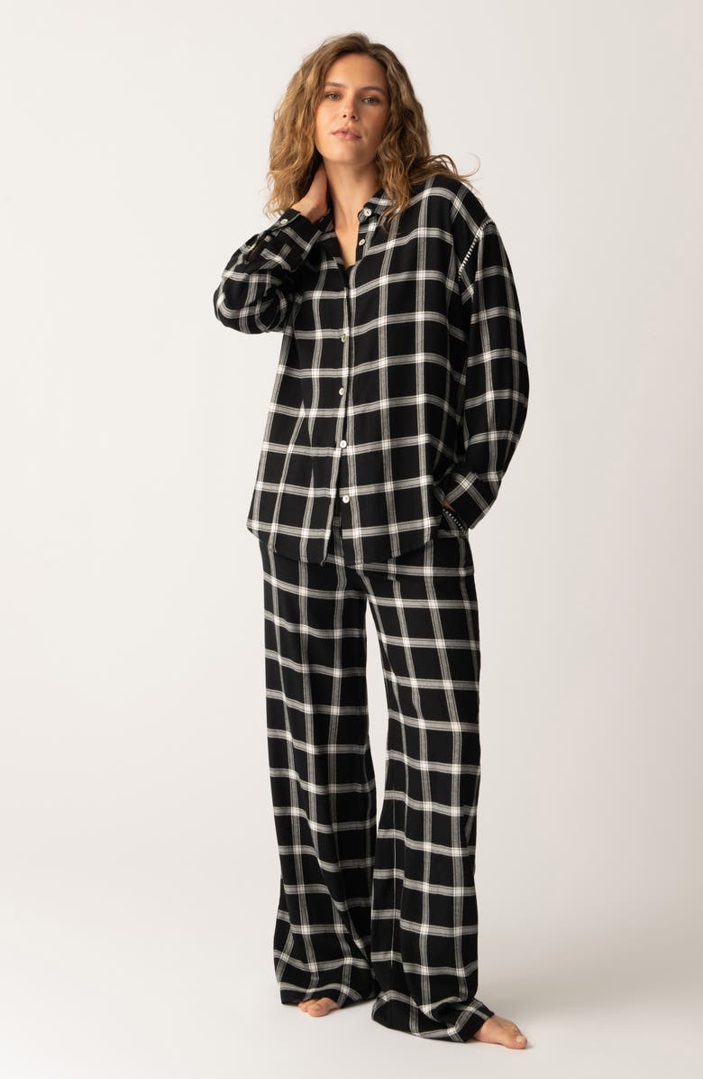 PJ Salvage Cozy & Chic Long Sleeve Pajama Top, Alternate, color, 
