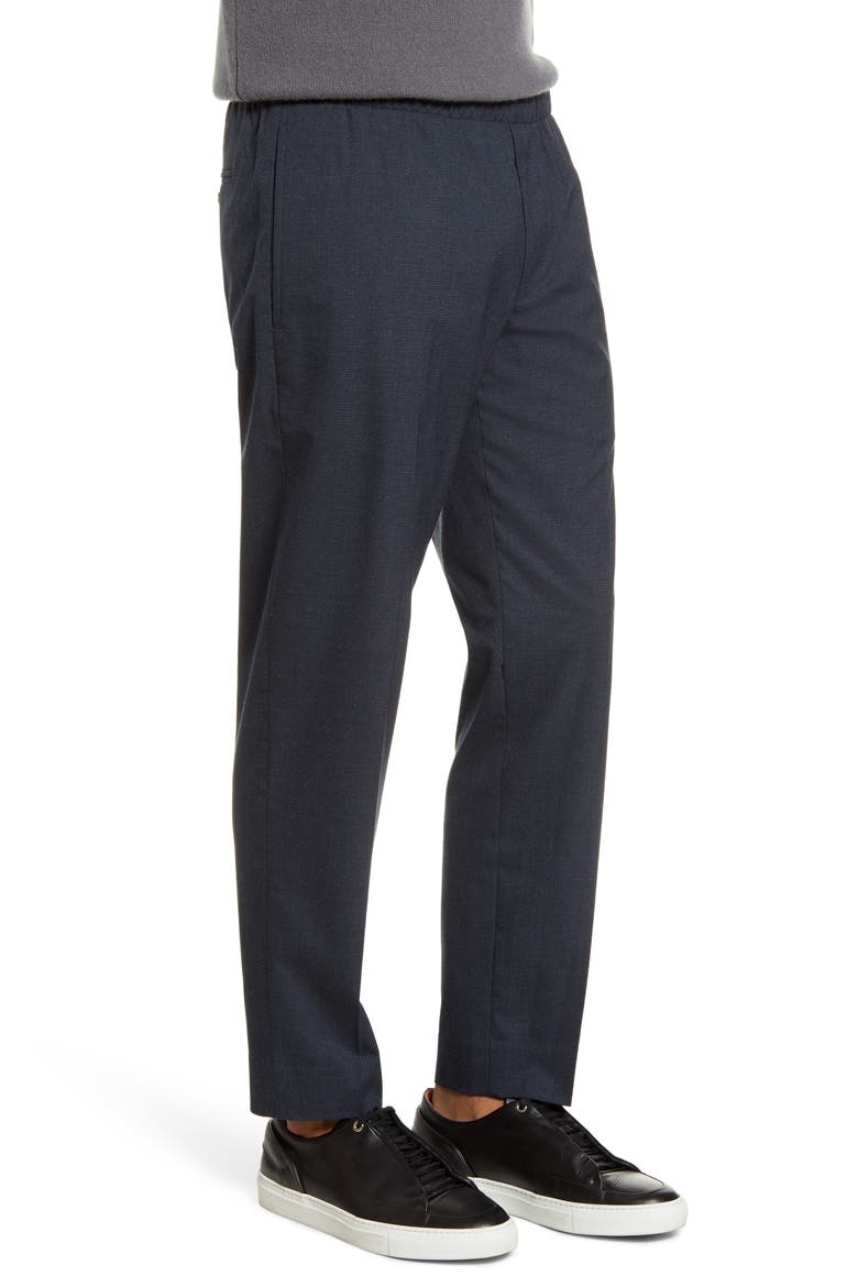 Elastic Waist Slim Fit Pants, Alternate, color, NAVY MULTI