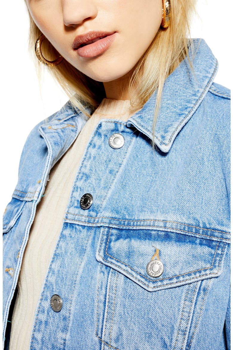 Denim Jacket, Alternate, color, MID DENIM