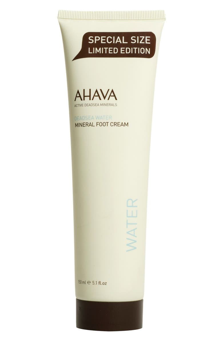 AHAVA 'DeadSea Water' Mineral Foot Cream, Main, color, 