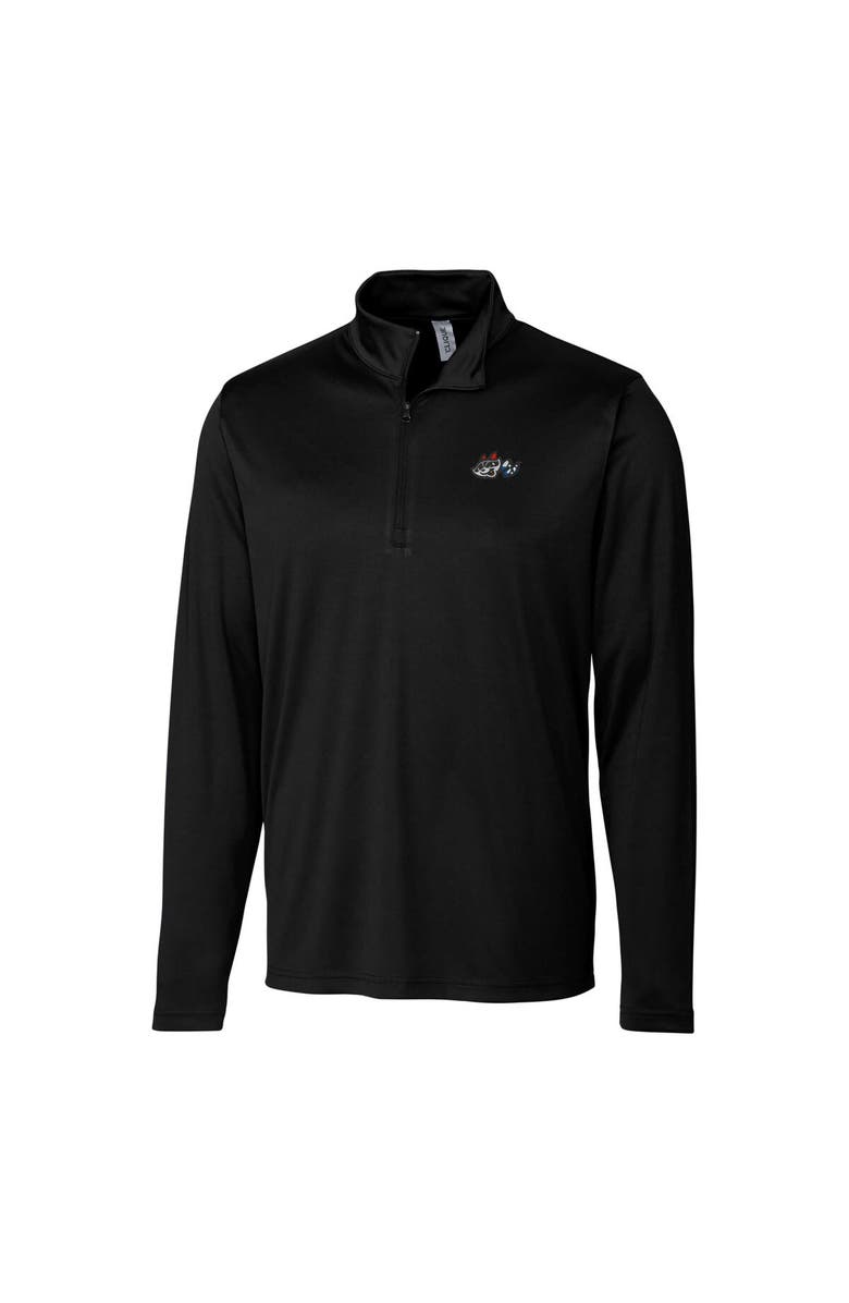 Cutter & Buck Men's Cutter & Buck Black Rocket City Trash Pandas Clique Spin Eco Performance Half-Zip Pullover, Alternate, color, Black