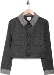 FRAME Button Front Jacket