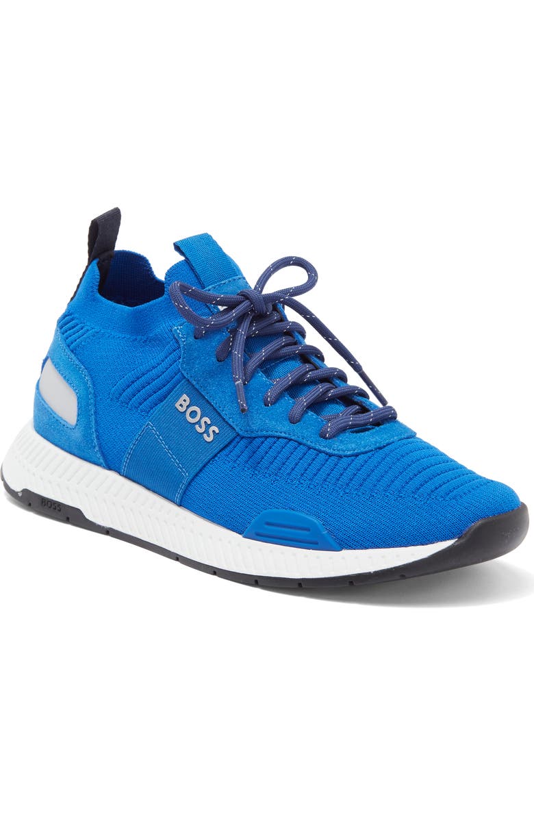 BOSS Titanium Sneaker, Main, color, Open Bu