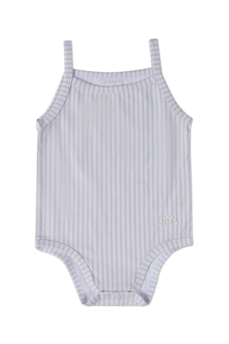 3 Pack Baby Petite Leaves, Stripes, Solid Bodysuit, Alternate, color, White Multi