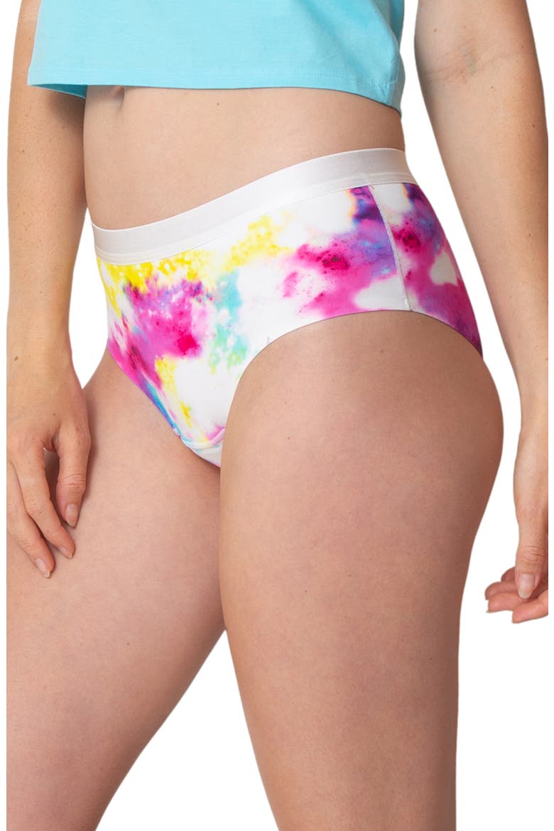 Teen Period & Leak Proof Moderate Absorbency Briefs, Alternate, color, GALAXY