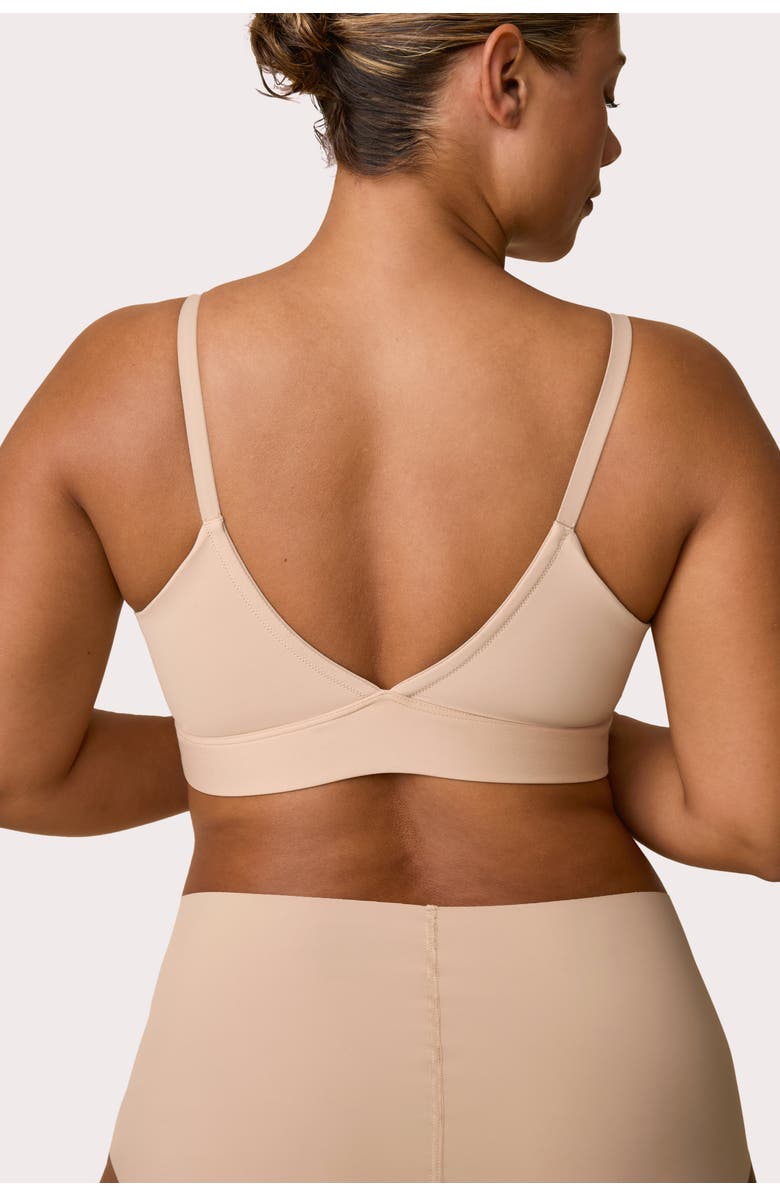 Harper Wilde Bliss Triangle Bralette, Alternate, color, Beige