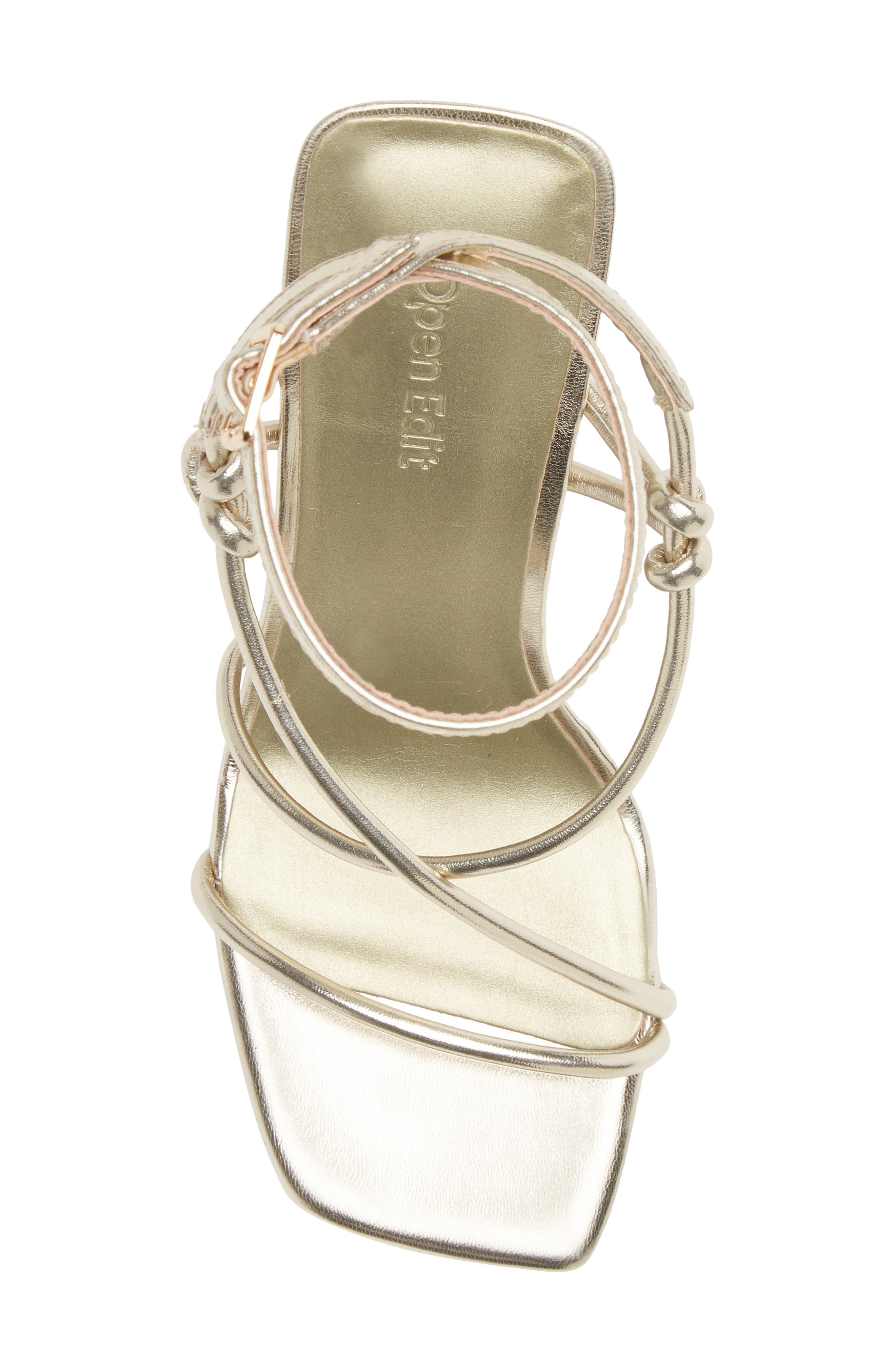 Reggie Sandal, Alternate, color, GOLD METALLIC