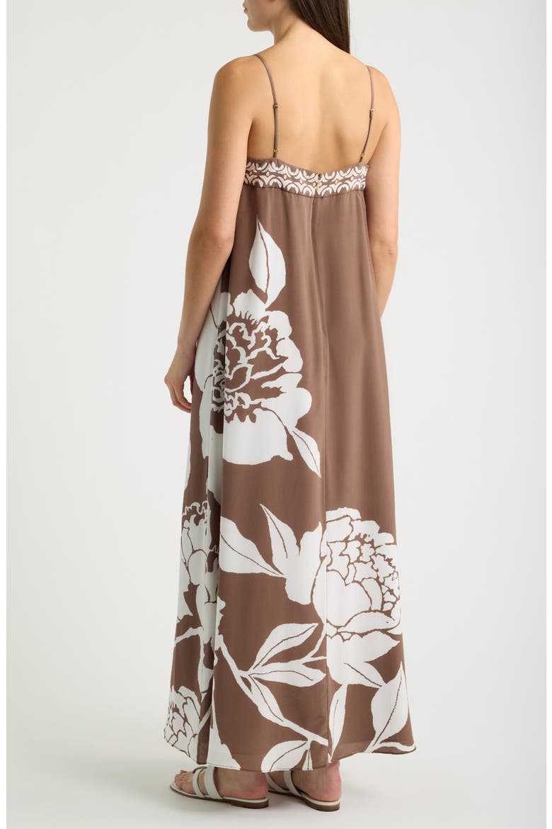 Jesslyn Silk Maxi Dress, Alternate, color, COCO BEACH