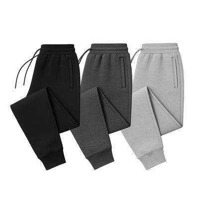 BenBen Men's 3 Pack Ultra Soft Fleece Jogger Sweatpants in Black/charcoal/grey 