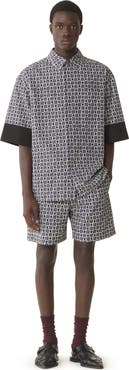 Lanvin Loose-Fit Printed Cotton Shirt