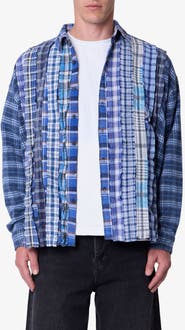 mnml Patchwork Plaid Shirt