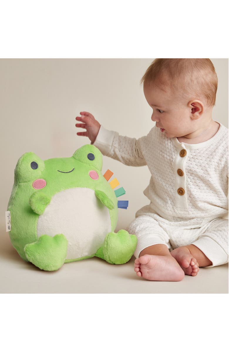 Itzy Ritzy Plush Frog Stuffed Animal, Alternate, color, Green