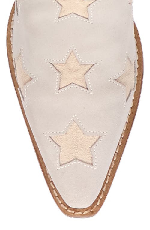 Dingo Super Star Knee High Western Boot In White