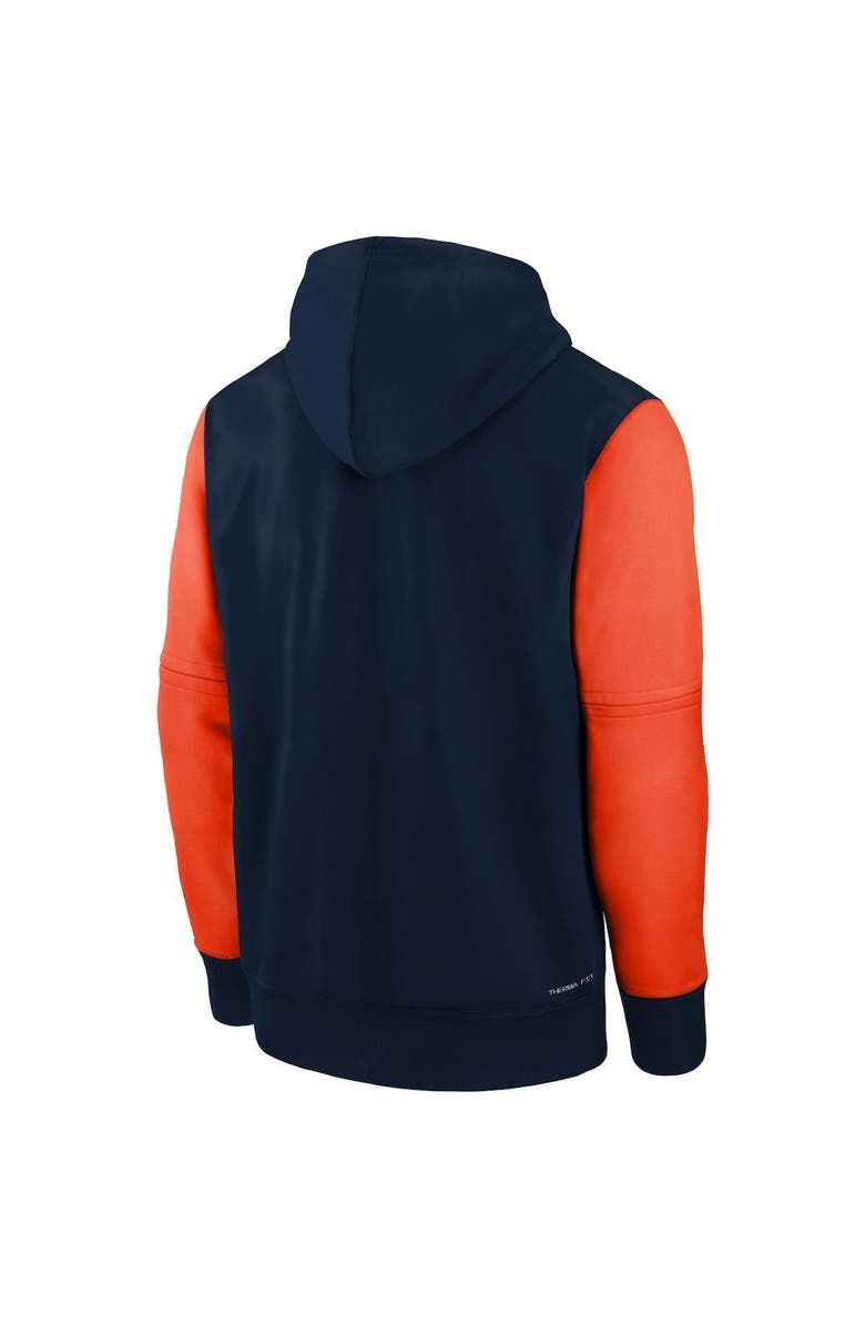Nike Youth Nike Navy/Orange Detroit Tigers Authentic Collection Performance Pullover Hoodie, Alternate, color,