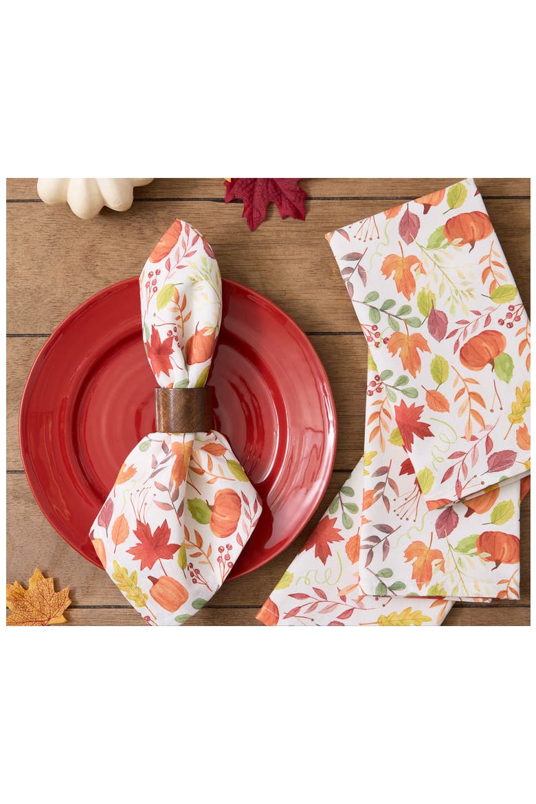 Hometown Harvest Set of 4 Napkins, Alternate, color, HOMETOWN HARVEST