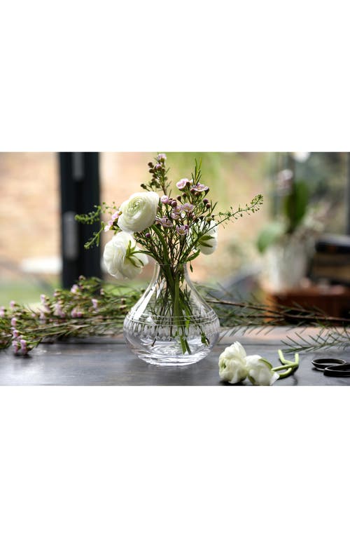 The Vintage List Crystal Vase In Transparent