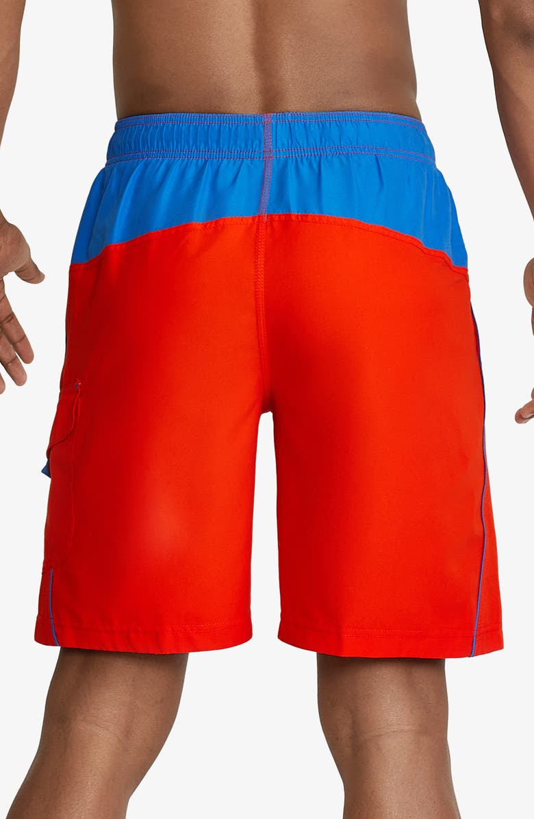 Speedo<sup>®</sup> Marina Sport Volley Swim Trunks, Alternate, color, Spicy Orange