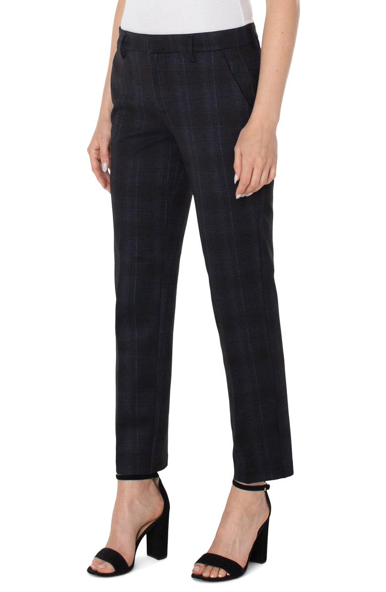 Liverpool Los Angeles Kelsey Shadow Plaid Trousers, Alternate, color,