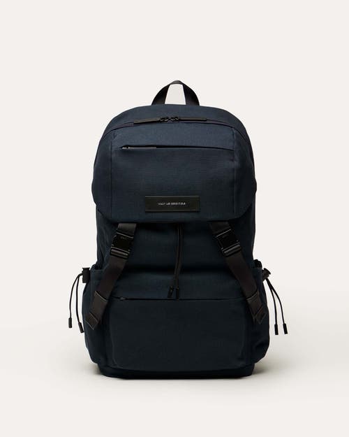 Want Les Essentiels De La Vie Want Les Essentiels Bishop Organic Cotton Canvas Backpack In Navy