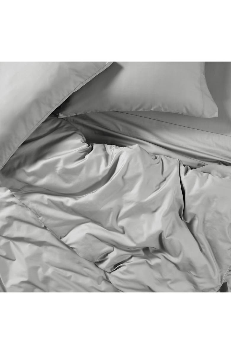 Sijo CLIMA Cotton Duvet Cover, Alternate, color, Dove